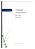 Clear overview of the Legal Dimension of Europe  