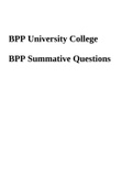 BPP Summative Questions