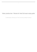 Practice Hesi Exam with answers