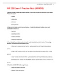 NR 228 Exam 1 Practice Quiz (40 MCQ)