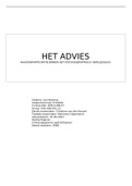 Advies&colon; COMPLEET 