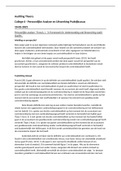 Persoonlijke Analyse en Uitwerking Praktijkcasus - College 6 (van Buuren / Francis / Peecher, Soloman and Trotman / Imtech)