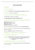 Samenvatting data-onderzoek 