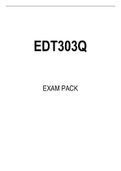 EDT303Q EXAM PACK 2022