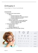 NEUROVISUELE STOORNISSEN ORTHOPTIE II - OOGZORG