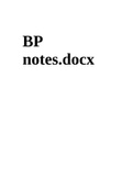 BP notes