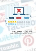 Profielwerkstuk influencers marketing &lpar;beoordeeld met een 8&comma;7&rpar;