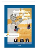 Samenvatting Hoofdlijnen Nederlands recht, ISBN: 9789001593193  Inleiding Recht (ENBO-EC.REC.X.20)