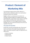 marketing mix study notes