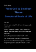 biological science structure of life study notes