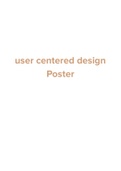 user centered design UCD poster