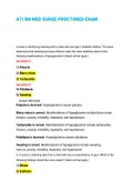 ATI RN MED SURGE PROCTORED EXAM