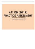 ATI OB (2019) PRACTICE ASSESSMENT Practice Assessment 2019 A & Practice Assessment 2019 B (Chamberlain College of Nursing)ATI OB (2019) PRACTICE ASSESSMENT Practice Assessment 2019 A & Practice Assessment 2019 B (Chamberlain College of Nursing)