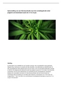 gestructureerde samenvatting invloed van voorlichting op cannabis onder jongeren 