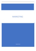 Samenvatting Marketing, de essentie, ISBN: 9789043036528  Marketing