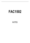 FAC1502 Summarised Study Notes