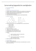 Samenvatting logopedische vaardigheden