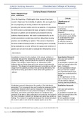 NR 439 Week 5 Assignment&semi; Clarifying Research Worksheet CURRENTLY UPDATED 2022&period;