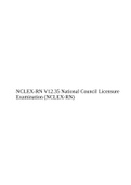 NCLEX-RN V12&period;35 National Council Licensure Examination &lpar;NCLEX-RN&rpar;