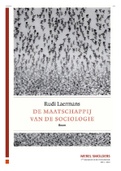 VOLLEDIGE samenvatting 'De maatschappij van de sociologie' gedoceerd door Jan Van Bavel