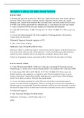 WOMEN&rsquo;S HEALTH MINI SOAP NOTES