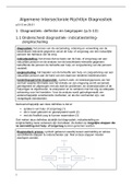 samenvatting tekst algemene intersectorale richtlijnen diagnostiek, tekst college 5