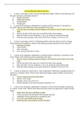 ATI RN COMPREHENSIVE PREDICTOR EXAM 2021 - 180 Correct Questions & Answers