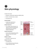 Dermatology physiology and pathology