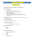 × ISM 3541 KERWIN EXAM 2(Download to score A): Florida State University