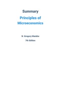 Summary Principles of Microeconomics Gregory Mankiw 7th Edition