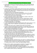 ATI PN Comprehensive Predictor Exam - Revision Guide 2021&sol;2022 -150 Correct Questions & Answers