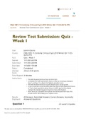 CRJS 1001 Review Test Submission: Quiz - Week 1