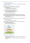 H2 Marketingplanning - Grondslagen van de marketing (9e druk)