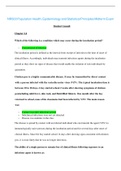 NR 503 &sol; NR503 Population Health&comma; Epidemiology and Statistical Principles Midterm Exam Study Guide &vert; LATEST&comma; 2022&sol;2023&vert; Chamberlain College