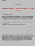  TEAS VI – Reading| English| Mathematics & science  Exam| 2022 UPDATE  (Four different exam  for each section)