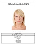 NR 466 Diabetic Ketoacidosis &lpar;DKA&rpar; UNFOLDING Reasoning Case Study - Diana Humphries