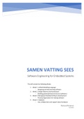 Samenvatting  Software Engineering for Embedded Systems