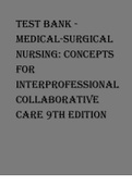 Exam (elaborations) NUR 255 Test Bank Ignatavicius Medical Surgical 9th edition