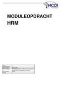 NCOI moduleopdracht HRM - eindcijfer 8 december 2021