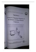 To study the temperature dependence of the resistance of different electrical components