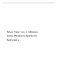 Buttaro: Primary Care, A Collaborative Practice, 5th Edition Test Bank Best Test Bank Graded A