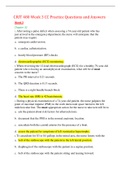 CRIT 480 Week 3 CC Practice Questions and Answers&comma;100&percnt;  CORRECT