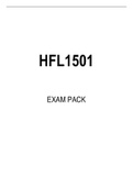 HFL1501 EXAM PACK 2022