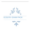 ECS3701 EXAM PACK.