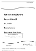  CLA1503 Past Exam Paper And Memo 