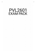 PVL2601 EXAM PACK