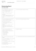 Pharmacology Exam 1