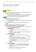 PSYC1001 All Class notes + Extra info