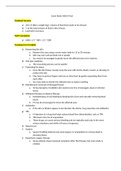NUR 4323 - MDC4 Final Study Guide&period; Questions and Answers&period;