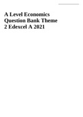 A Level Economics Question Bank Theme 2 Edexcel A 2021